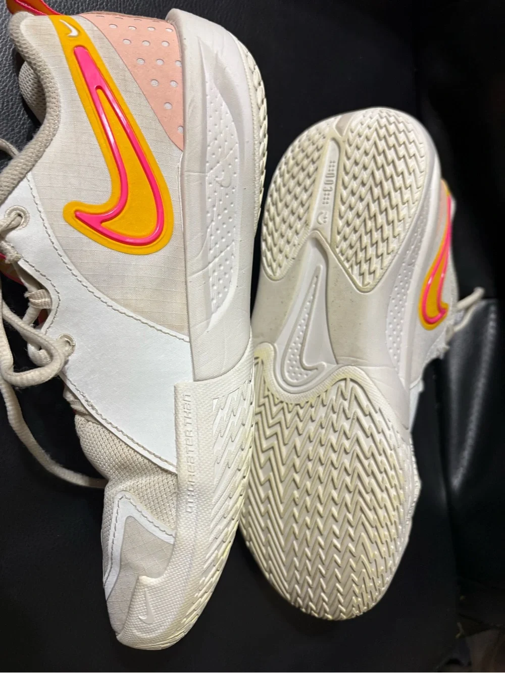 Nike GT 03 sneaker shoes  Pink & Yellow sneakers for girls/women’s size 6.5Y